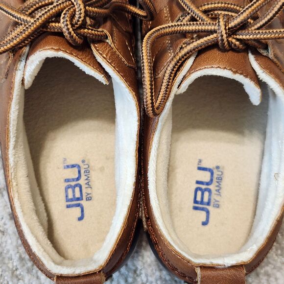 JBU by Jambu women's Glenda waterproof duck boot low top brown blue size 7 - Picture 8 of 10